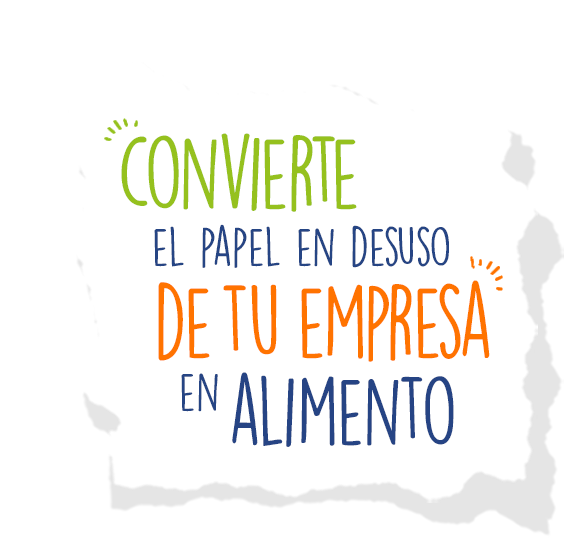 Convierte el papel en desuso de tu empresa en alimento